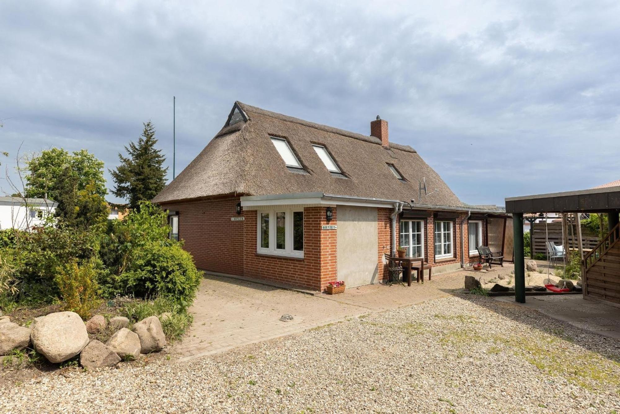 Haus Meerreet Reetzeit 格洛米茨 外观 照片